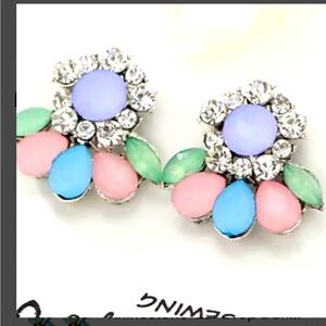 Anthropologie stunning beaded earrings pierced